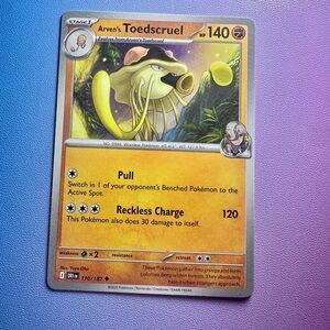 arven’s toedscruel - 110/182 (uncommon) — pokemon: destined rivals
